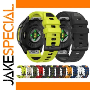 QuickFit 22mm Silicone Band for Garmin Watches