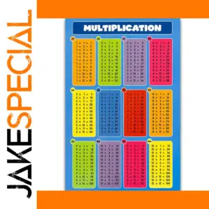 Multiplication Square Times Tables Wall Chart
