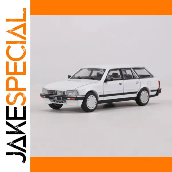 DCT 1:64 White Peugeot 505SW Diecast Model