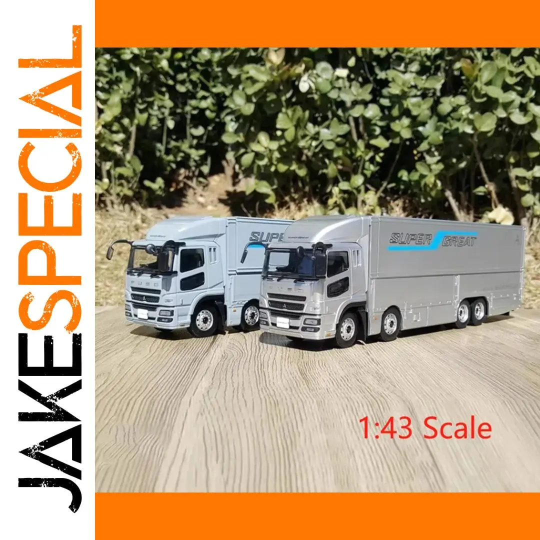 Diecast 1:43 Scale FUSO Container Truck Model 1 Diecast 1:43 Scale FUSO Container Truck Model