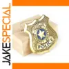 Police Badge Cosplay Pin for Adults