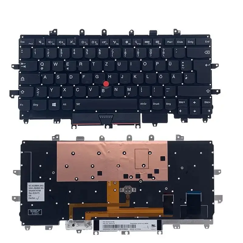 Lenovo Thinkpad X1 Carbon 4th Gen Keyboard 3 Lenovo Thinkpad X1 Carbon 4th Gen Keyboard - Image 3