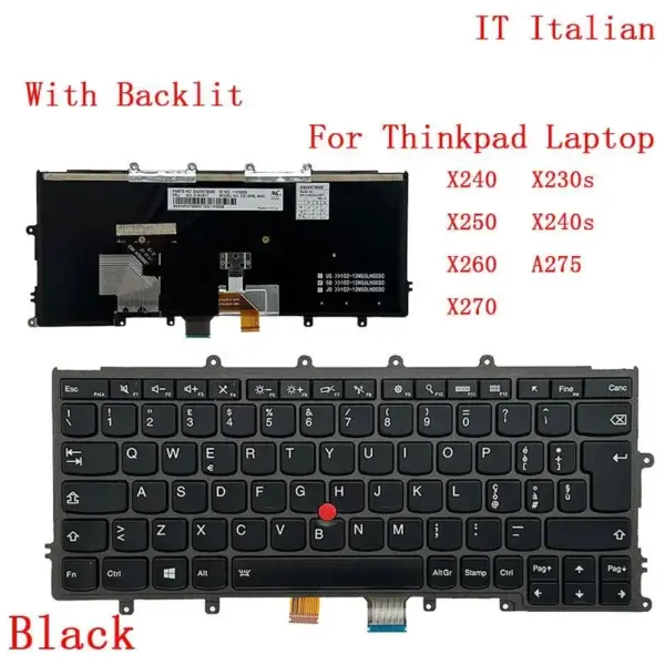 Lenovo ThinkPad Backlit Keyboard for X240 to X270 - Image 8