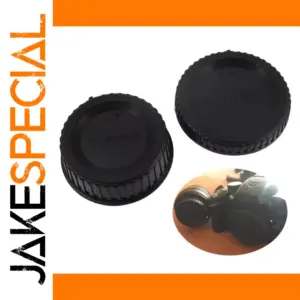 Nikon F DSLR Rear Lens and Body Cap Set