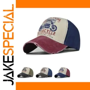 Men's Cotton Adjustable Baseball Cap