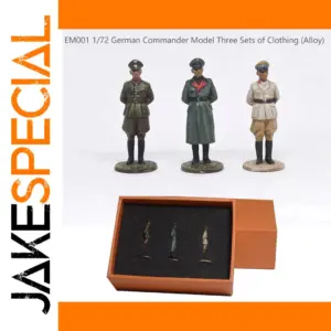 EM001 1/72 German Commanders Set of 3 Alloy Figurines