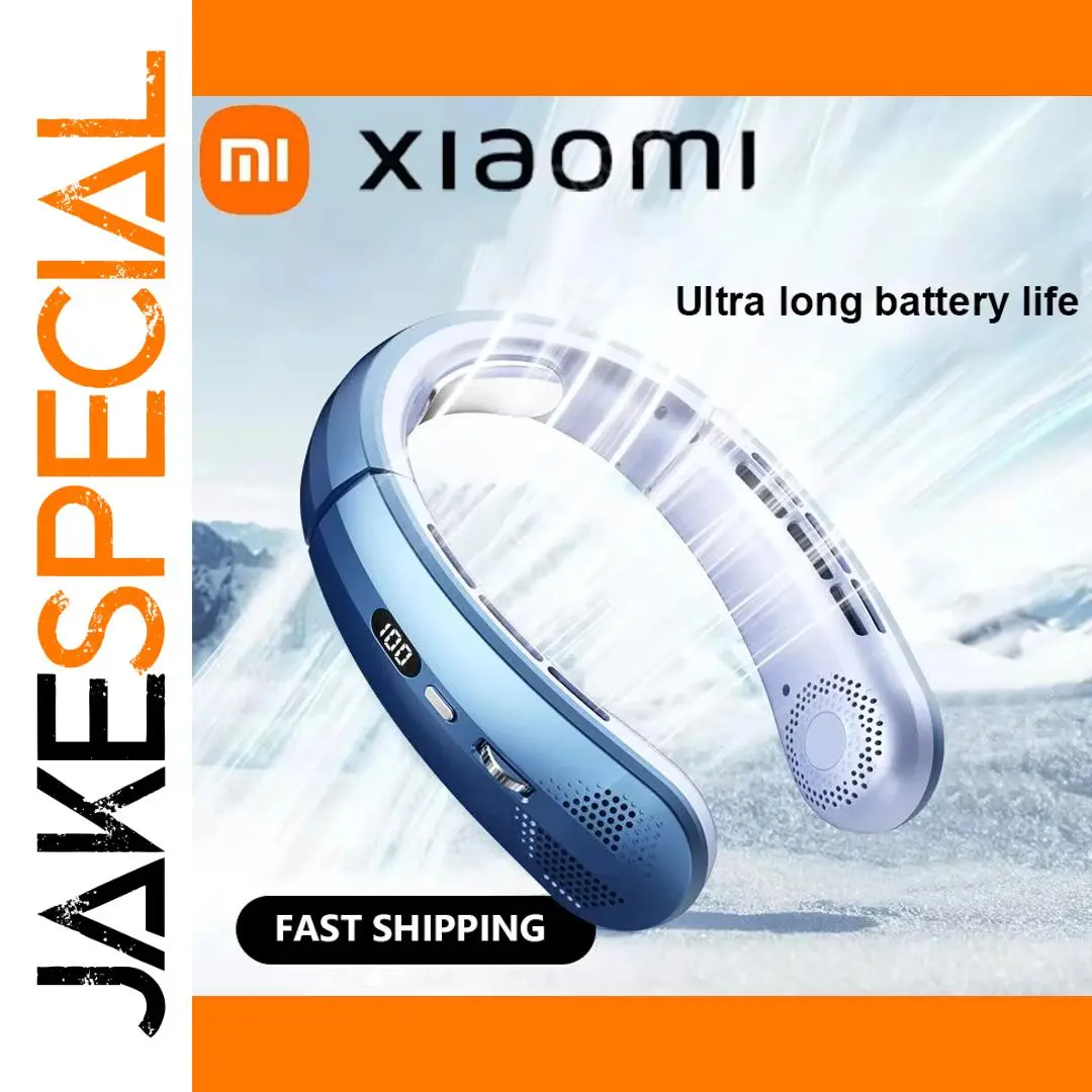 Xiaomi 8000mAh Bladeless Neck Fan USB Portable 1 Xiaomi 8000mAh Bladeless Neck Fan USB Portable