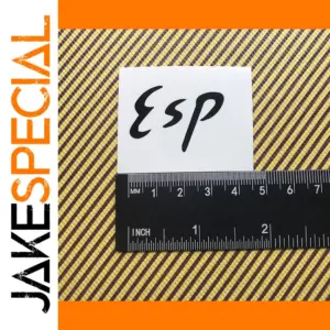 3PCS E S P Guitar Headstock Decals Set