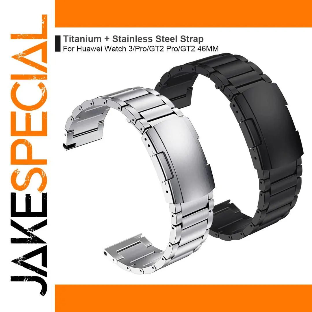 Titanium Steel Strap for Huawei Watch GT 3 Pro 1 Titanium Steel Strap for Huawei Watch GT 3 Pro