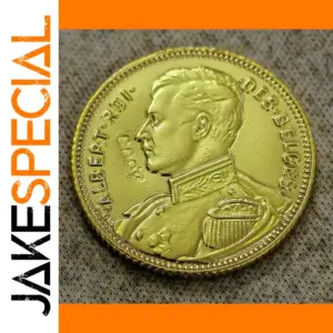 Replica Belgian 1914 20 Francs Gold Coin Copy