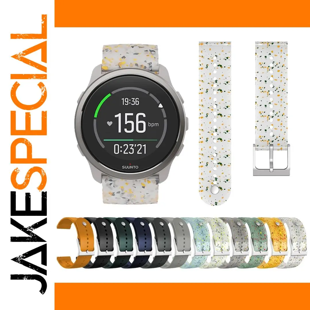 22MM Silicone Strap for Suunto 5 and 9 Peak 1 22MM Silicone Strap for Suunto 5 and 9 Peak