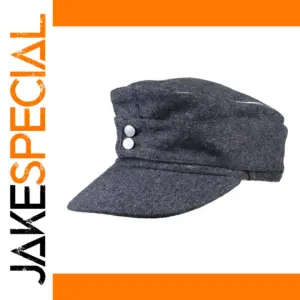 WWII German Officer M43 Wool Field Cap Grey