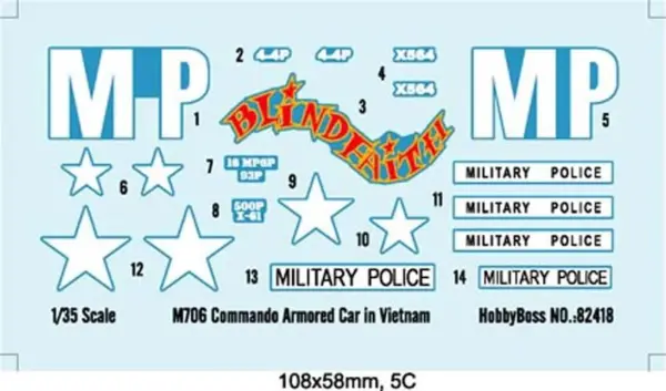 1/35 Scale US M706 Commando Armored Car Model Kit - Image 2