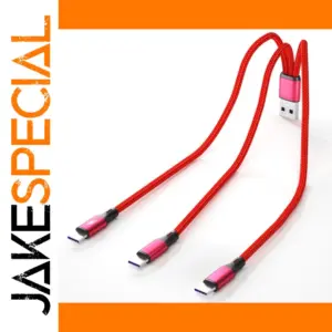 3-in-1 USB Cable for Type-C Devices