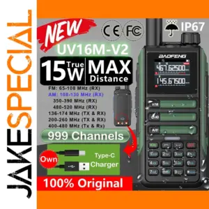 Baofeng UV16M V2 15W Walkie Talkie