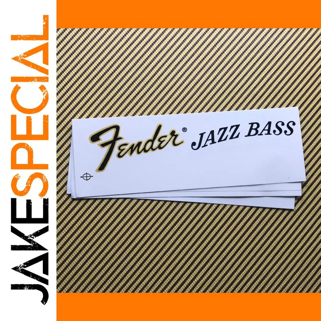 Fender Jazz Bass Decal Set of 3 1 Fender Jazz Bass Decal Set of 3