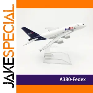15CM A380 FedEx Alloy Diecast Airplane Model