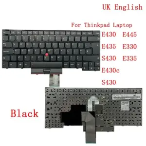 Lenovo Thinkpad E430 E445 UK Keyboard Replacement 26 20cbc818 no logo