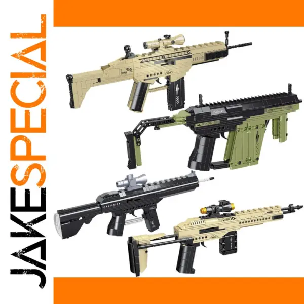 Military Series Desert Eagle Pistol MK14 Building Blocks Set