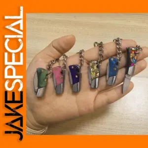 Mini Folding Knife Pendant with 12 Colors