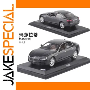 1:43 Scale Black Maserati Ghibli Model Car