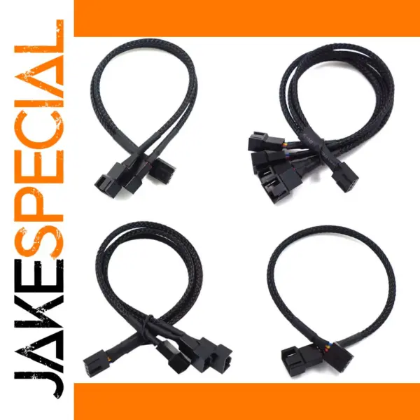 4 Pin PWM Fan Cable 1 to 4 Splitter
