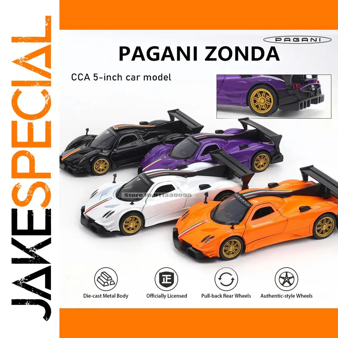 MSZ 5-inch Pagani Zonda Alloy Car Model 1 MSZ 5-inch Pagani Zonda Alloy Car Model