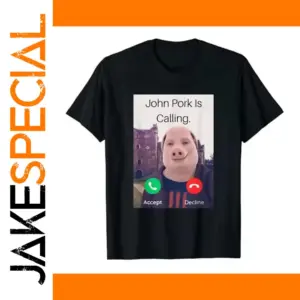 John Pork Is Calling Graphic T-Shirt Unisex