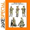 1/35 Scale WWII Resin Figure Kit for Dioramas
