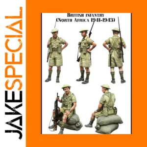 1/35 Scale WWII Resin Figure Kit for Dioramas