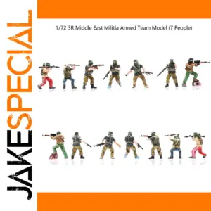 1/72 Middle East Militia Armed Team Model Set