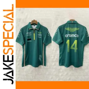 Aston Martin Motorsport Green Polo Shirt
