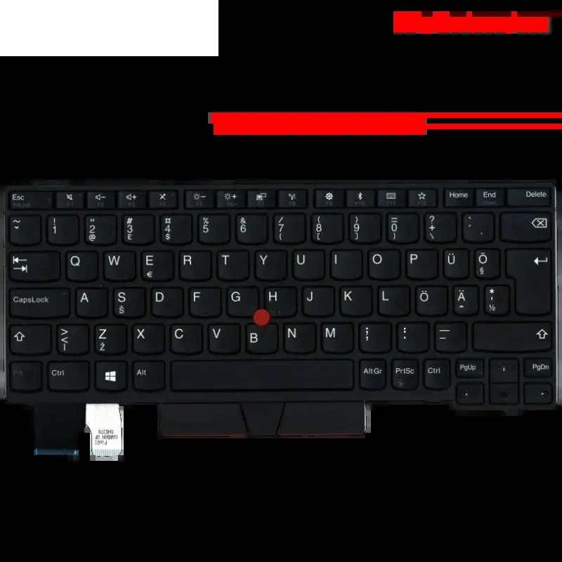 UK SPA FR Black Keyboard for Lenovo ThinkPad 11 UK SPA FR Black Keyboard for Lenovo ThinkPad - Image 11
