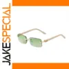 Retro Frameless Marbling Sunglasses S520C