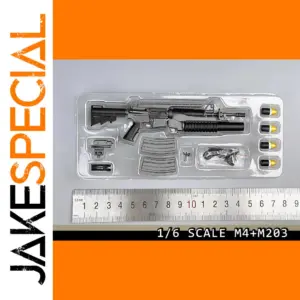 1/6 Scale M4 Rifle with M203 Launcher