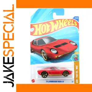 1971 Lamborghini Miura SV Hot Wheels Model Car