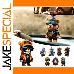 Cute Bear Car Rearview Mirror Pendant