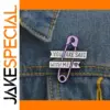 You Are Safe with Me Enamel Lapel Pin Badge