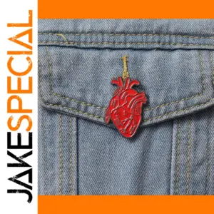 Heart Liver Lung Brain Enamel Pins for Medical Enthusiasts