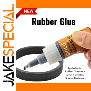BigLU Rubber Glue 17ml - Strong Black Liquid Adhesive
