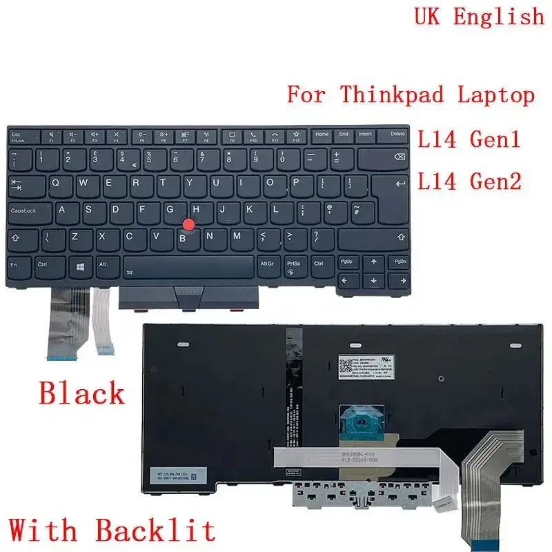 Lenovo Thinkpad L14 Backlight Keyboard G1 G2 US UK JP 9 Lenovo Thinkpad L14 Backlight Keyboard G1 G2 US UK JP - Image 9