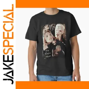 Vintage Buffy & Spike Vampire Slayer T-Shirt Large