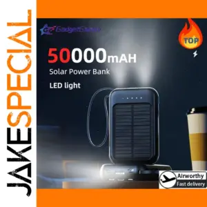 50000mAh Solar Power Bank with Fast Charging