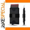 Slim RFID Blocking Pop Up Card Holder Wallet