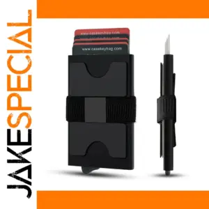Slim RFID Blocking Pop Up Card Holder Wallet