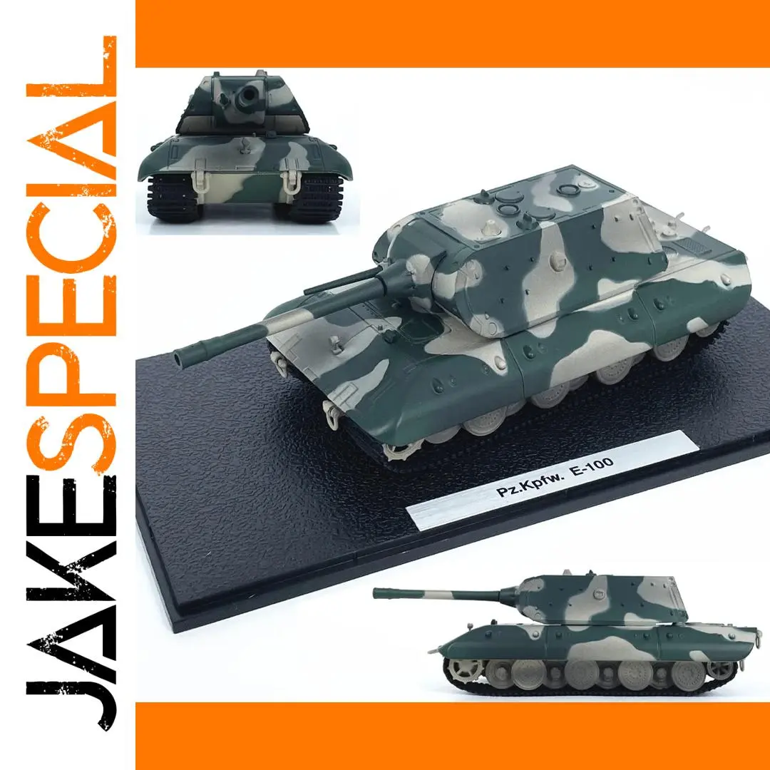 1:72 German E100 Heavy Tank Model Collectible 1 1:72 German E100 Heavy Tank Model Collectible