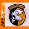 Metal Gears Enamel Skull Badge Brooch Jewelry for Collectors