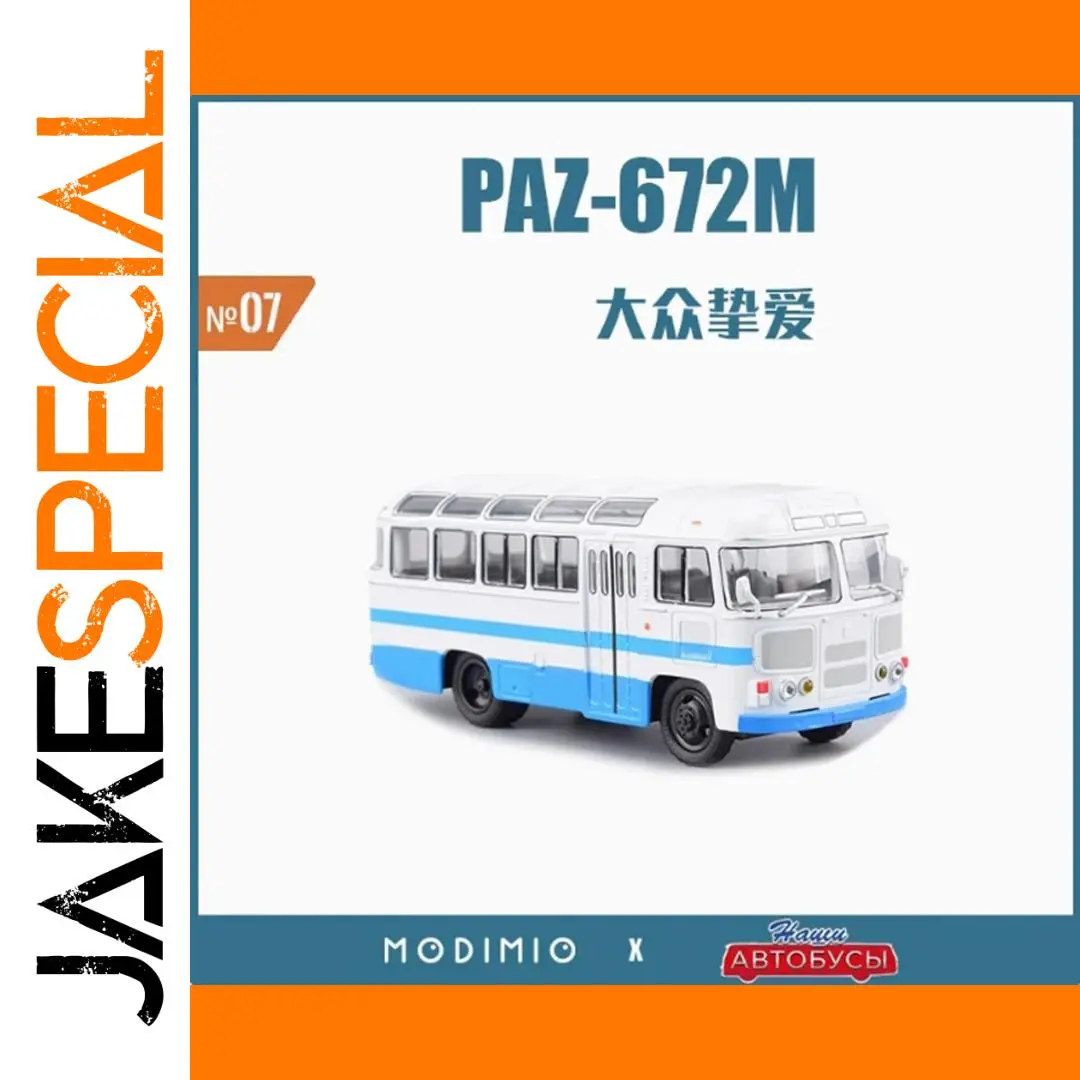 1:43 Scale Russian PAZ-672M Bus Model 1 1:43 Scale Russian PAZ-672M Bus Model