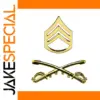 US Army Cavalry Crossed Saber Lapel Pin Set
