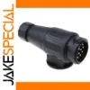 12V 13-Pin Waterproof Trailer Electrical Connector